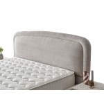 Pat Boxspring NOVA cu ladă de depozitare, structura metalica, material și saltea premium, design modern - imagine 5