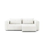 Canapea extensibilă 3-in-1 cu functie de coltar, cu ladă depozitare, arcuri sinusoidale și spumă HR, design modern premium, 260 cm lungime MIRA - imagine 2