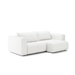 Canapea extensibilă 3-in-1 cu functie de coltar, cu ladă depozitare, arcuri sinusoidale și spumă HR, design modern premium, 260 cm lungime MIRA - imagine 3