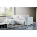 Canapea extensibilă 3-in-1 cu functie de coltar, cu ladă depozitare, arcuri sinusoidale și spumă HR, design modern premium, 260 cm lungime MIRA